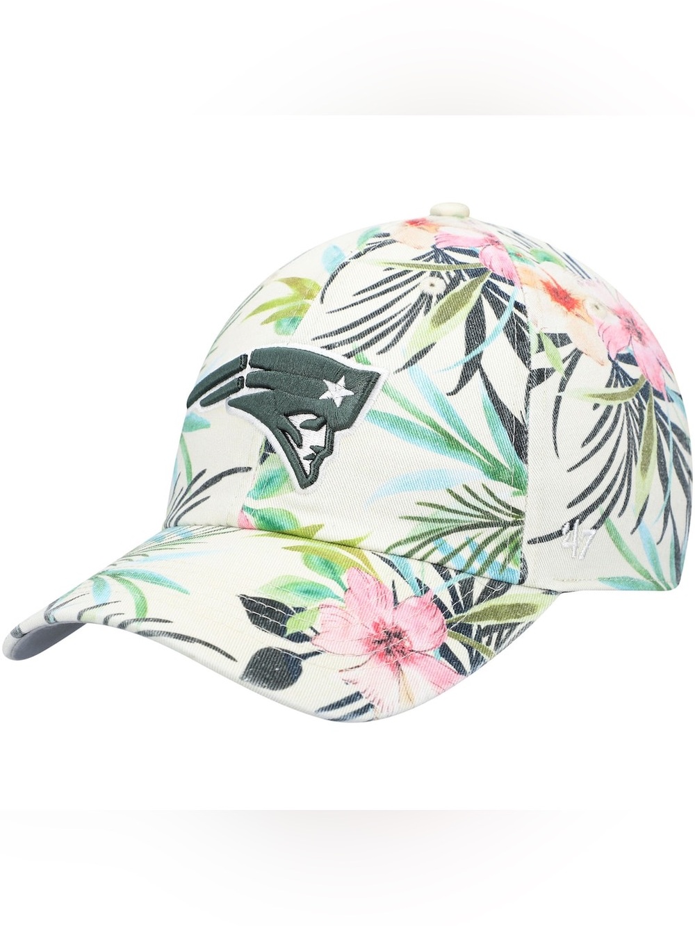 Bloom '47 Womens White Floral Clean Up Adjustable Hat New with Sticker